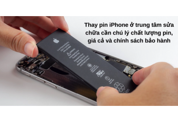 Dịch vụ thay pin iPhone chính hãng uy tín tại Nhân Mobile