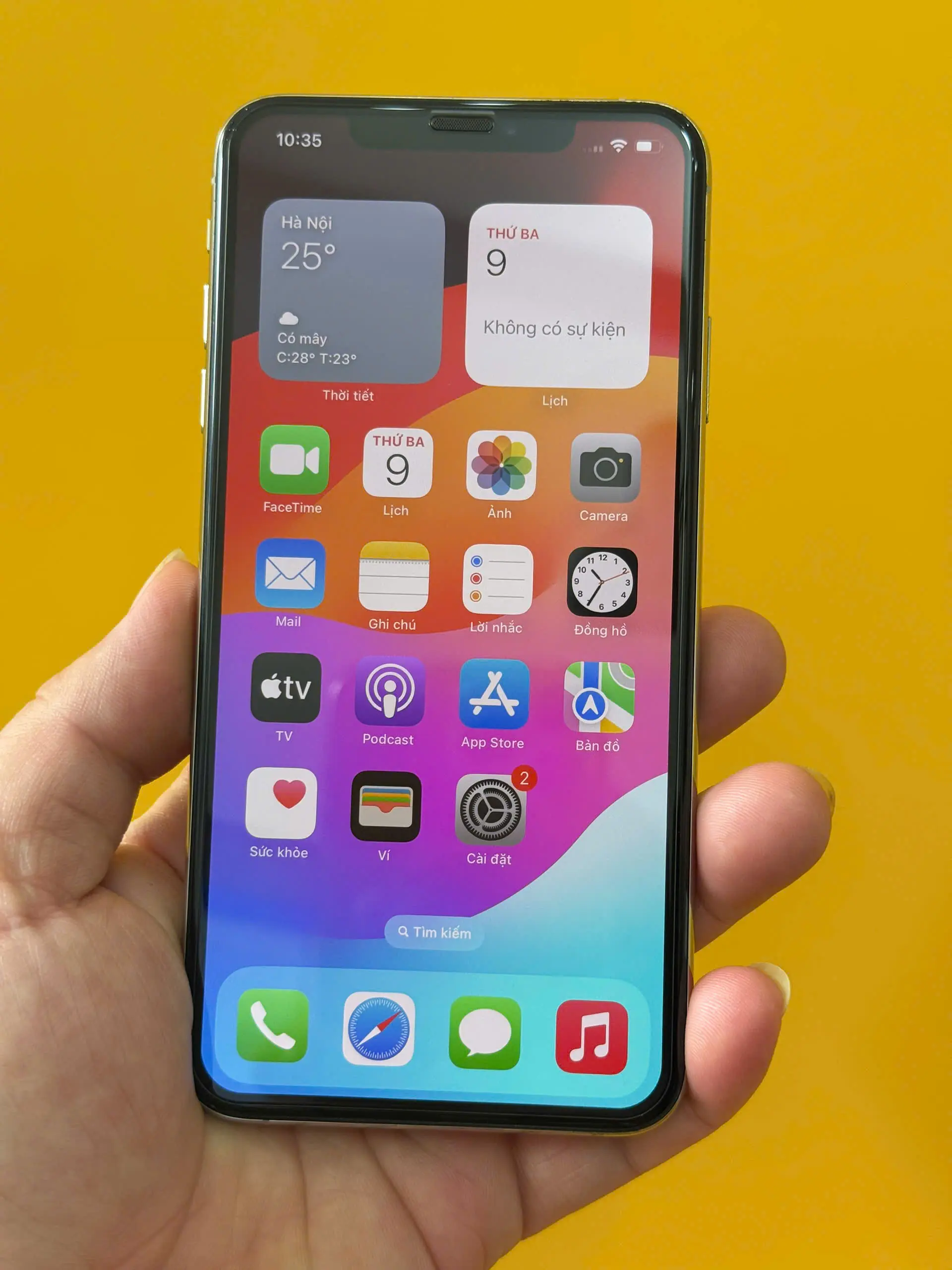 Hay truy cap vao phan cai dat he thong cua dien thoai iphone cu de kiem tra lich su link kien